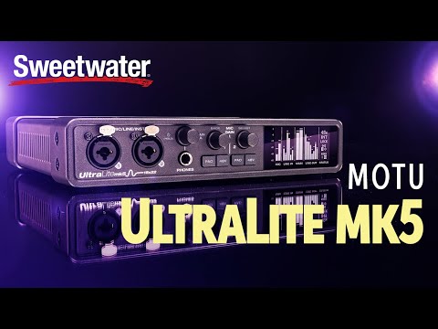 MOTU UltraLite-mk5 18x22 USB Audio Interface | Sweetwater