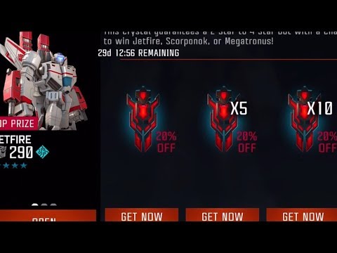 JETFIRE CRYSTALS OPENING | Transformers: Forged to Fight