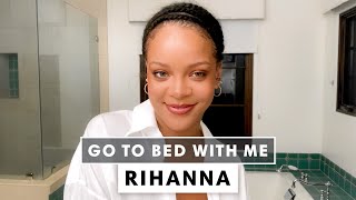Rihanna&#39;s Nighttime Skincare Routine | Go To Bed With Me | Harper&#39;s BAZAAR