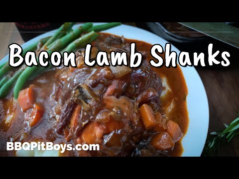 Bacon Lamb Shanks