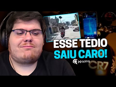 CASIMIRO REAGE: ENQUADROS DE MOTO (EP. 74) ELE DEU ENQUADRO NELE MESMO - XRACING |Cortes do Casimito