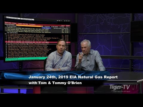 Natural Gas EIA Report Analysis with Tom & Tommy O'Brien - January 24th, 2019