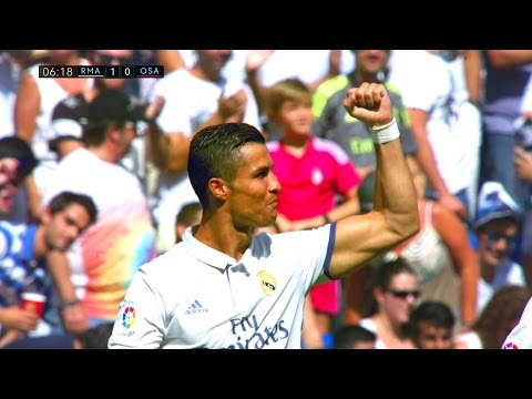 Cristiano Ronaldo vs Osasuna (Home) 16-17 HD 1080i - English Commentary