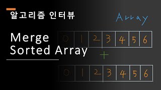 Download the video "코딩테스트, 초급,  Merge sorted array"