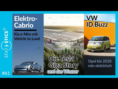 STAT E-STICS #61|Tesla Giga Berlin, Kia e-Niro mit V2L, VW ID.Buzz