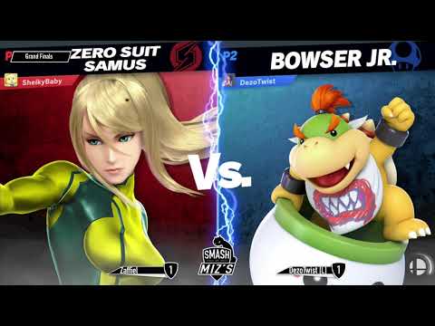 Smash @ Miz's WiFi 21 - Zaffiel (Zero Suit Samus) vs. DezoTwist (L) (Bowser Jr.) Grand Finals