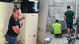 Today is a BIG Day (We have HEATING) - Daikin Heat Pump Install