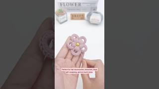 Easy Crochet Flower | Beautiful DIY Flower for Hair Clips, Brooches & Bags 🌸