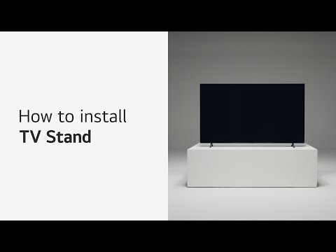 LG TV  : TV stand installation | LG