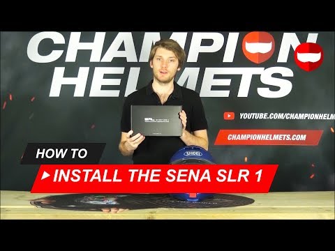 How to Install the Sena SRL 1 and Use it - ChampionHelmets.com