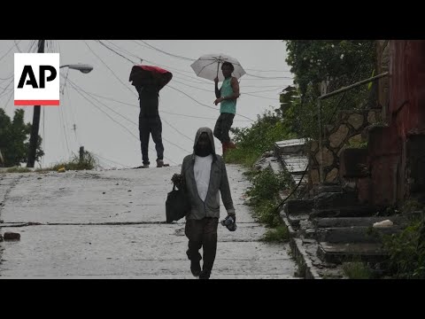 Hurricane Melissa makes landfall in eastern Cuba as a Category 3 storm