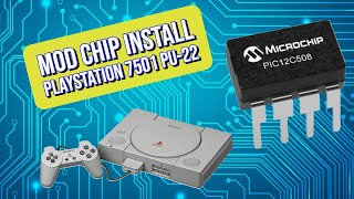 Playstation 7501 PU 22 Modchip Install