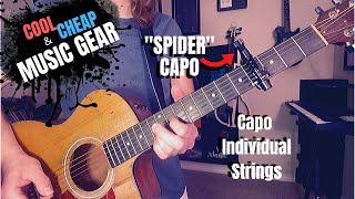 Video thumbnail for Spider Capo - Capo Individual Strings - Cool and Cheap Music Gear by Scott Uhl