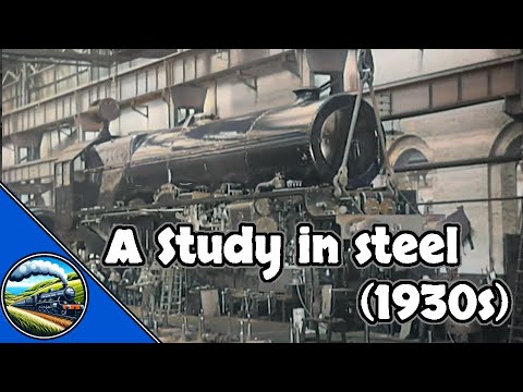 No. 6207 A Study in Steel | Crewe Works  | LMS Railway | 1930s