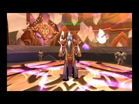 Final Moments and Message of the Prophet Velen in Warlords(Lore)