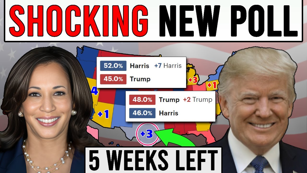2024 Election Map Based on the NEWEST Poll for All 50 STATES!