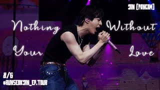 Download lagu [4K] 250806 SLEEVELESS NOTHING WITHOUT YOUR LOVE  💙🎸⚡️ #RUNSEOKJIN_EP.TOUR IN LONDON D2 방탄소년단 진 직캠 mp3