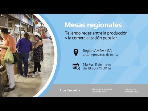 , title : 'Mesas Regionales: AMBA + BA'