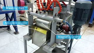 BAS® Wet Magnetic Drum Separator (Laboratory Micronized Magnetite Test)