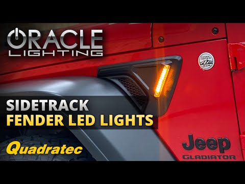 Oracle Lighting Sidetrack Fender LED Lighting System for Jeep Wrangler & Gladiator