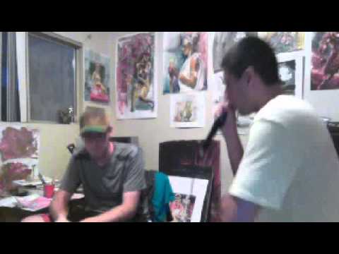 Zom-B and Tripp sharing Ideas. July 5, 2014 8:26 PM