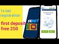 1x Bet Create New Account 1x Bet Registration Sinhala 1x Bet First Deposit Free 250