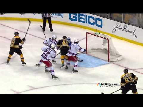 Torey Krug slapshot goal 2-2 May 16 2013 NY Rangers vs Boston Bruins NHL Hockey