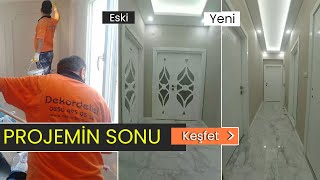Öncesi ve Sonrası & Komple Ev Tadilat Projemizi Bitirdik. Eski Ev Yeni