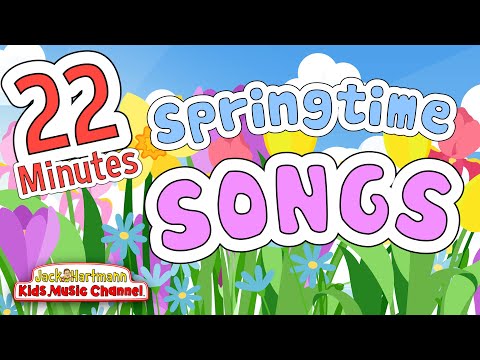 Springtime Songs! | 22 Minutes of Springtime Music for Kids | Jack Hartmann
