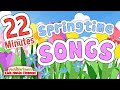 Springtime Songs! | 22 Minutes of Springtime Music for Kids | Jack Hartmann
