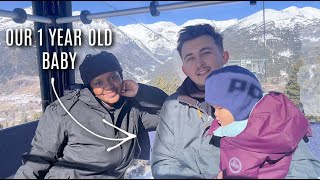 OUR EXPERIENCE TRAVELLING WITH OUR 1 YEAR OLD BABY | Vlog and Story time | London to Andorra