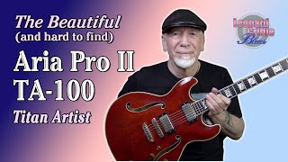 Video thumbnail for Playing the 1981 Aria Pro II TA-100 by Leonard Griffie Blues