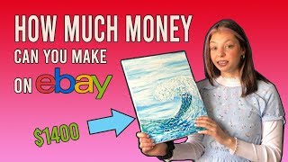 I sold my art on EBAY as an amateur and this is how much I made...