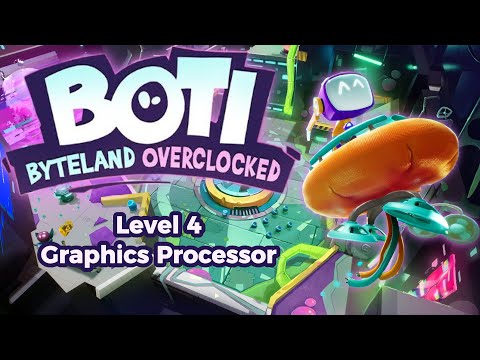 Boti: Byteland Overclocked - Level 4 "Graphics Processor" 100% Walkthrough All Collectibles NoCommen