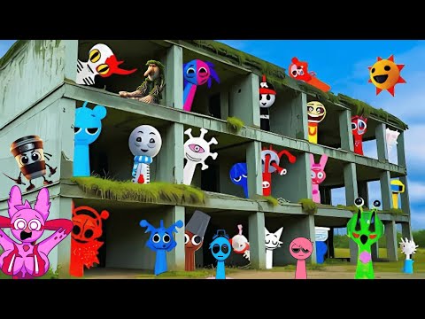 Incredibox Sprunki:Garnold|Nunoo|Vineria|Snout|Raddy|Teleto In Real Life.