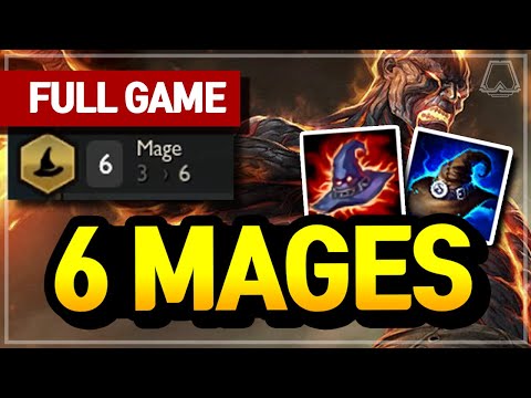 6 Mages! (Ocean Mage Comp) - Teamfight Tactics Full Game | TFT | Diamond