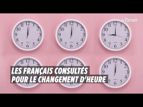Les Français consultés pour le changement d'heure