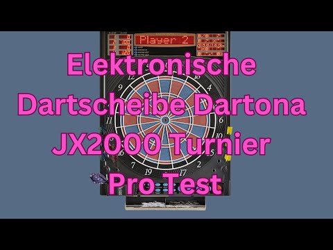 Elektronische Dartscheibe Dartona JX2000 Turnier Pro Test