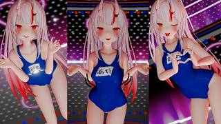 【MMD】【紳士向け】スク水百鬼あやめ ぷるんぷるん吹っ切れた【Vtuber】