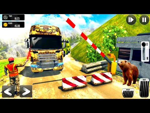 Army Truck Driving Simulator Game 👮👮👮// Truck Games 2021// Police Army Duty Games #2