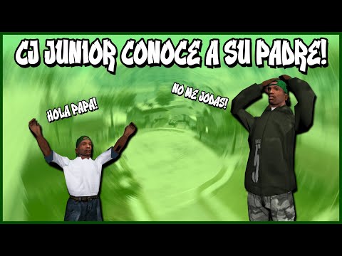 CJ Junior conoce a su padre Gta San Andreas Loquendo