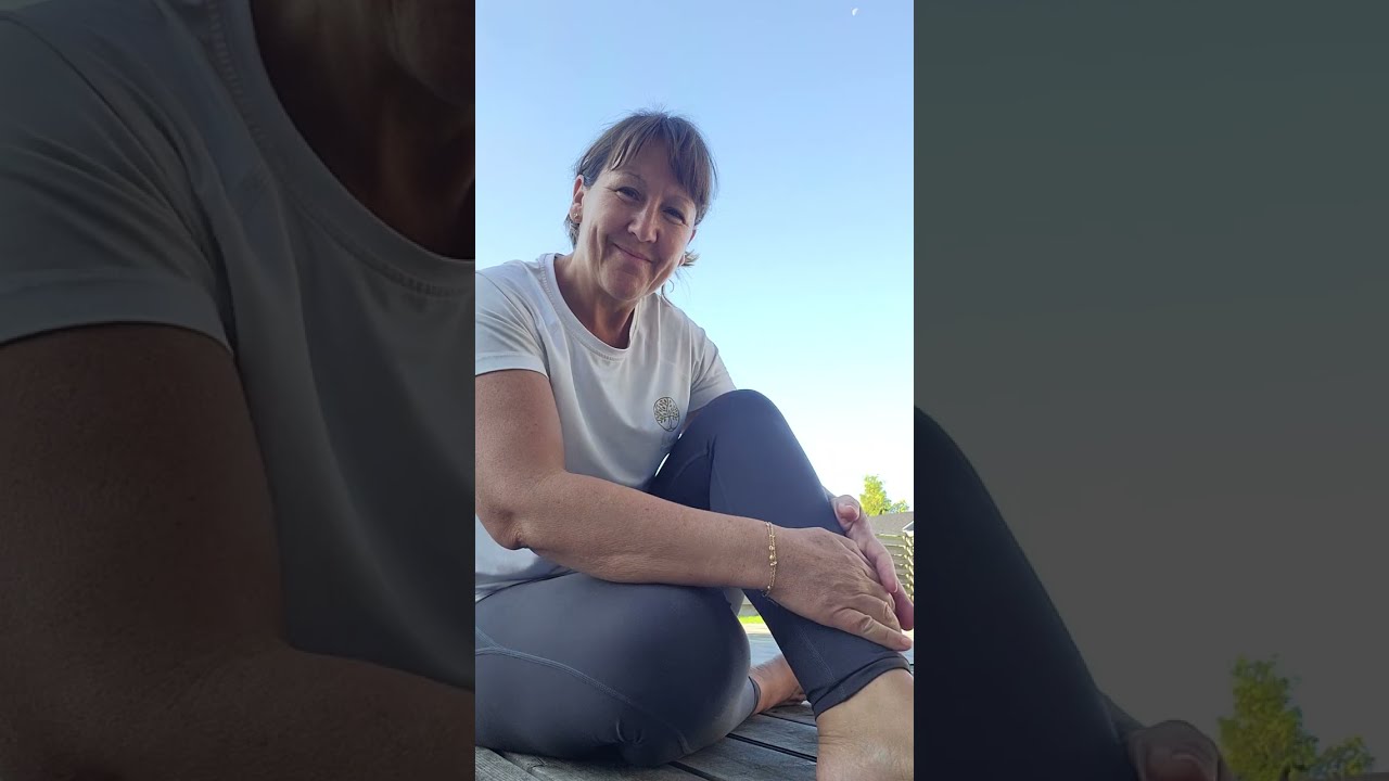 Udstrækning af forreste skinnebensmuskel og foden