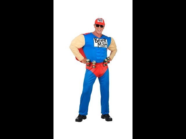 Super Beer man kostume video