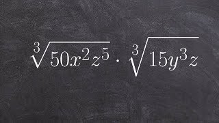 ALG2 Unit 5 Math tutorial for learning how to multiply the cube root of two variable expressions