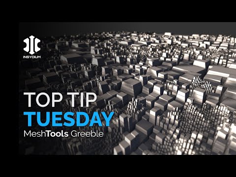 Top Tip Tuesday! - MeshTools Greeble