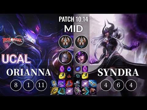 KT Ucal Orianna vs Syndra Mid - KR Patch 10.14