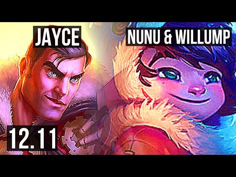 JAYCE vs NUNU & WILLUMP (MID) | 2.3M mastery, 2/2/10 | NA Master | 12.11