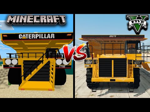 GTA V Dump Truck vs MINECRAFT Dump Truck - WHO IS BEST?