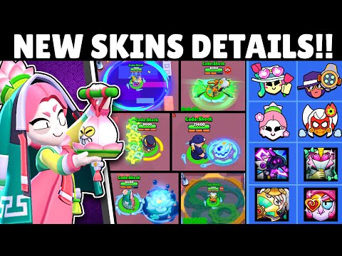 All the New Skins Animation, Price, Custom Pins & More! | #buffies