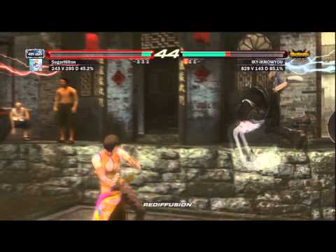 Anna Williams "SugarHilton" Vs Julia Chang - Tekken 6